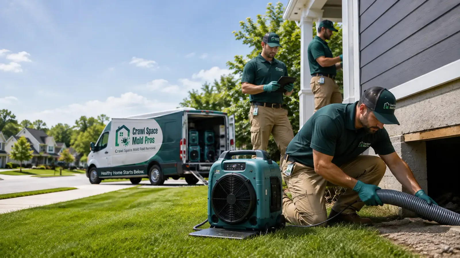 Crawl Space Mold Removal in Deerfield, KS